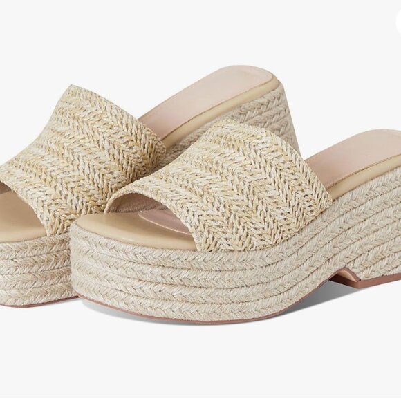 Platform Slip on Espadrille Sandals - Picture 4 of 5